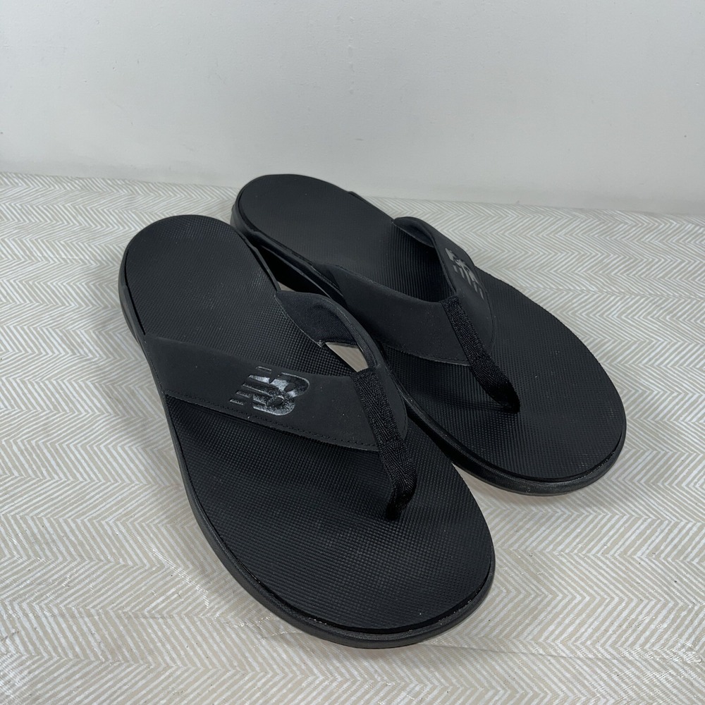 New Balance Men's Sandals‎ Size 12 Black SMT340K1 Comfort Casual Beach Pool